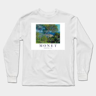 PANTONE MONET - Pantone Bordighera (1884) by Claude Monet Landscape Poster Long Sleeve T-Shirt